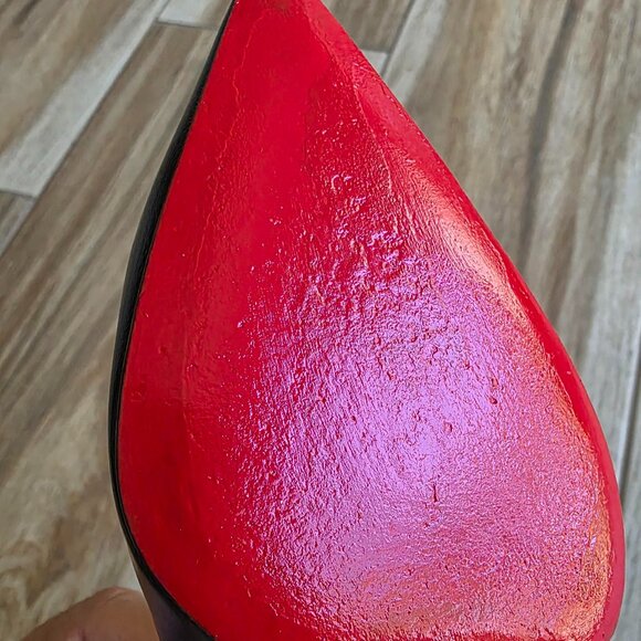 Christian Louboutin Pigalle Navy Blue Leather 100mm Pump Shoes Eur. 35.5 - Picture 13 of 14